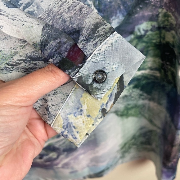 Yumi (UK) Japanese Mountain Wave‎ Shift Dress Size XS (D1-6) - Picture 5 of 7